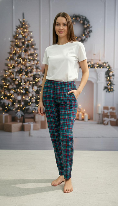 Брюки пижамные женские W1-021